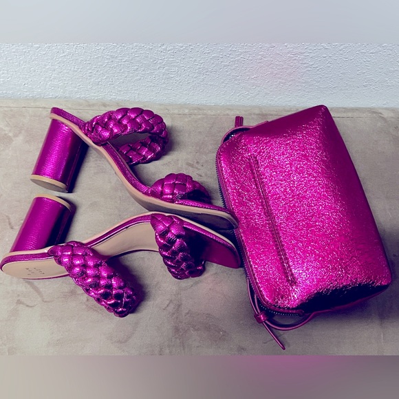 A new day Metallic Pink sandal - Picture 2 of 4